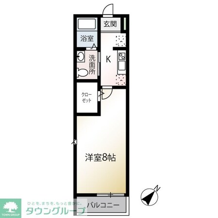 MQuarto拝島Iの物件間取画像